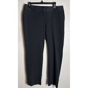 Chicos Womens 2 Short US Large Heather Grey Ankle Pants Career‎ Preppy Event